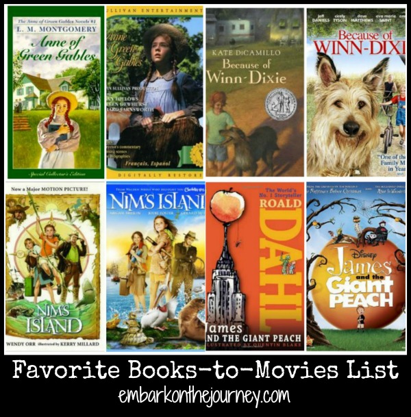Read-Aloud Books-to-Movies List