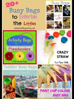 20+ Busy Bags to Keep the Littles Occupied