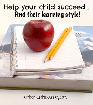 Help Your Child Succeed by Finding His Learning Style