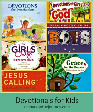 Devotionals for Kids | embarkonthejourney.com