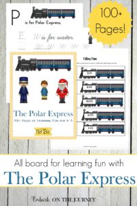 All aboard for holiday learning fun with this 100+ page Polar Express learning pack for K-3! | embarkonthejourney.com