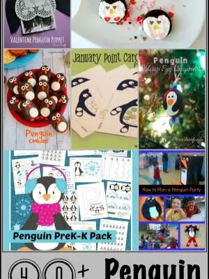 Penguin lovers will love this collection of more than forty penguin crafts and activities to add to your homeschool unit study! | embarkonthejourney.com