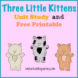 Three Little Kittens Printable and Unit