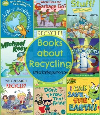 Teach young readers about recycling with these picture books. Perfect for Earth Day and every day. | embarkonthejourney.com