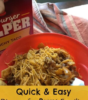 Busy families need quick and easy dinner ideas. | embarkonthejourney.com