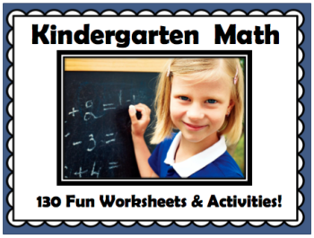 Kindergarten Math Worksheets {Review}