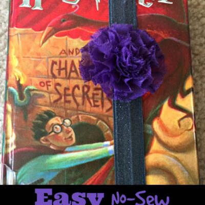 Easy No-Sew Elastic Bookmarks | embarkonthejourney.com