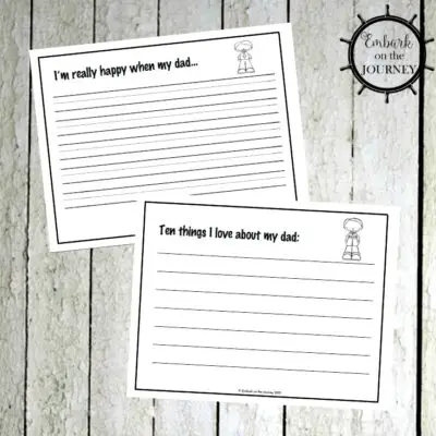 Father’s Day Writing Prompts for Kids