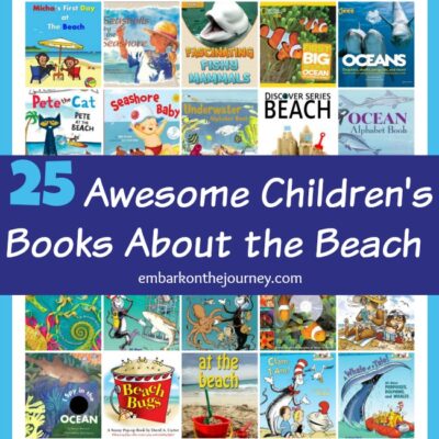 This is a great list to have on hand as you study or visit the ocean with your kids! 25 Awesome Children's Books About the Beach | embarkonthejourney.com