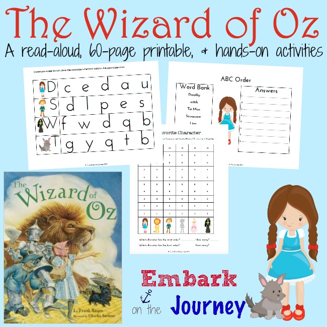 The Wizard of Oz FREE Resources and Printables - Homeschool Giveaways