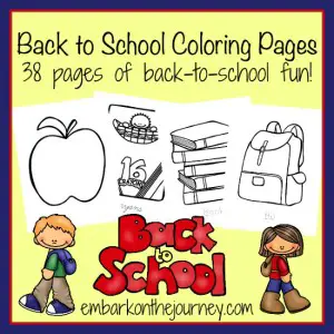 FREE 38-Page Coloring Pack | embarkonthejourney.com