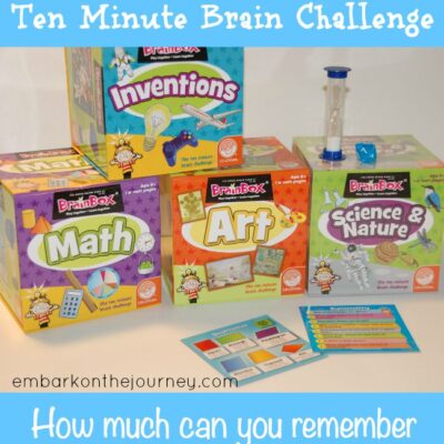 BrainBox: A 10-minute challenge based on memory and observation skills! | embarkonthejourney.com