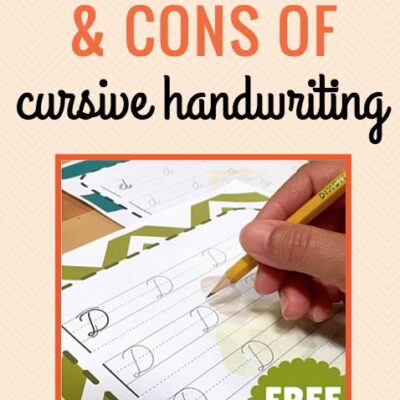 The Pros and Cons of Cursive Handwriting | embarkonthejourney.com