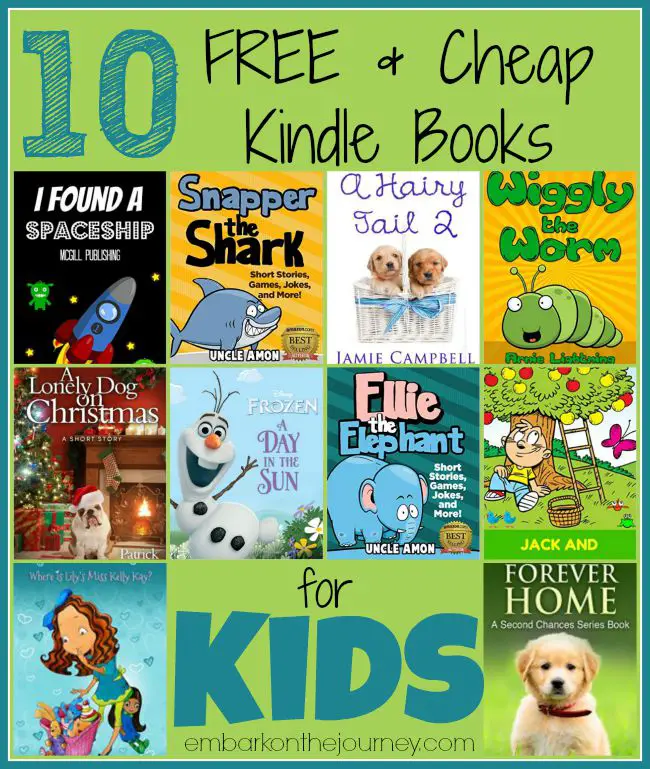 10 FREE and Cheap Kindle Books for Kids {Weekend eBook RoundUp 8.15.15