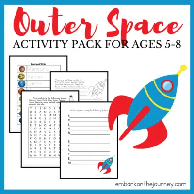 If you are planning to teach the solar system to your little ones, check out this fun solar system for kids printable that is perfect for kids ages 3-8.