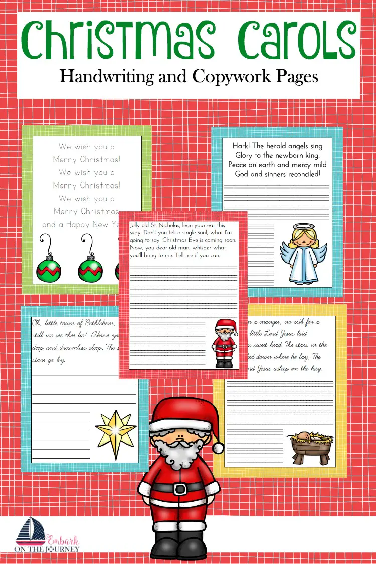 Christmas Carols Unit Studies and FREE Printables Homeschool Giveaways