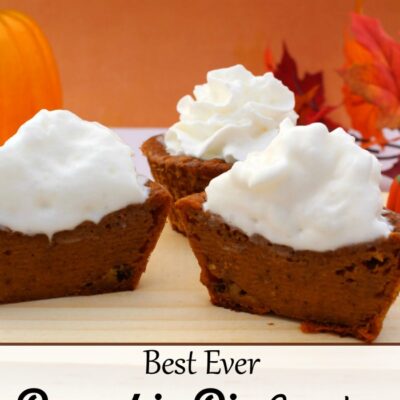The BEST EVER Pumpkin Pie Cupcake Recipe
