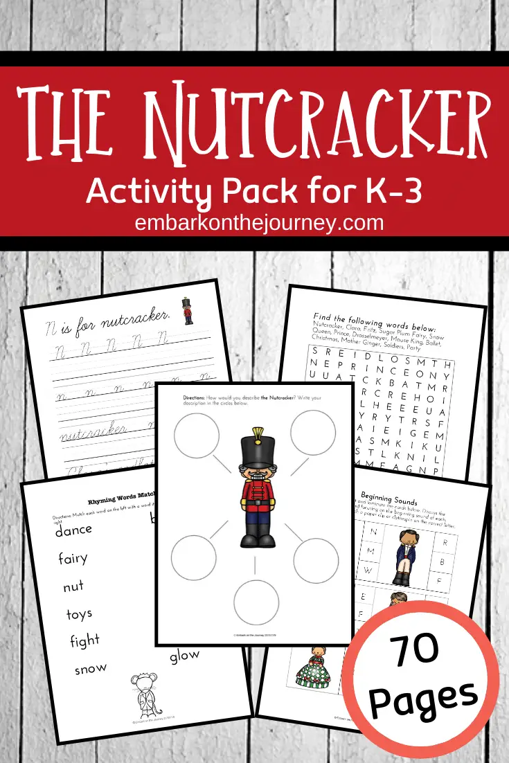 Nutcracker Printables For K 3