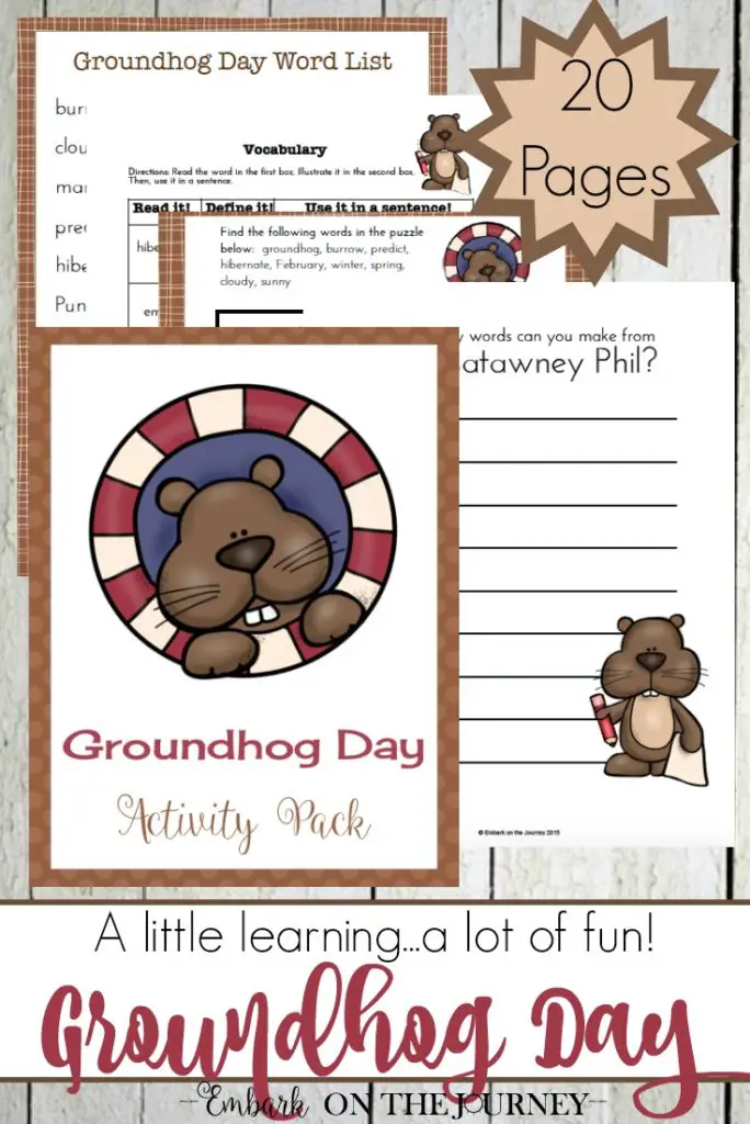 Printable Groundhog Day Activities and HandsOn Fun
