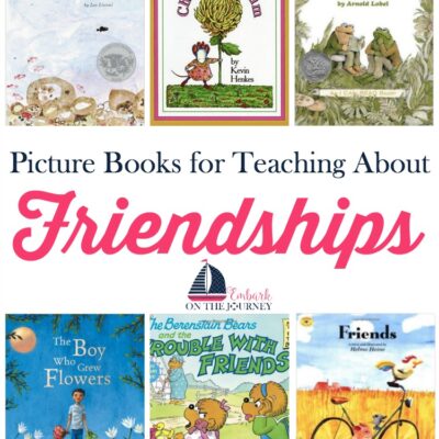 Picture books are a great way to talk to your kids about what makes a good friend. Here's a short list with a free printable pack for teaching your kids about friendships. | embarkonthejourney.com