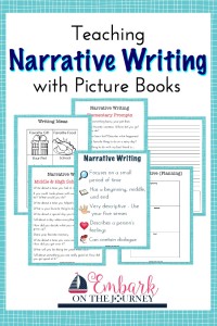 I believe the easiest style of writing to teach is narrative writing. Narrative writing is storytelling from a personal perspective. Kids can choose an event from real life to relate to their audience. | embarkonthejourney.com