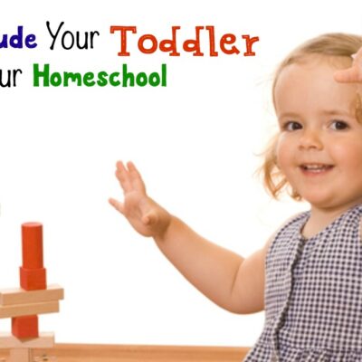 How to Include Your Toddler in Your Homeschool