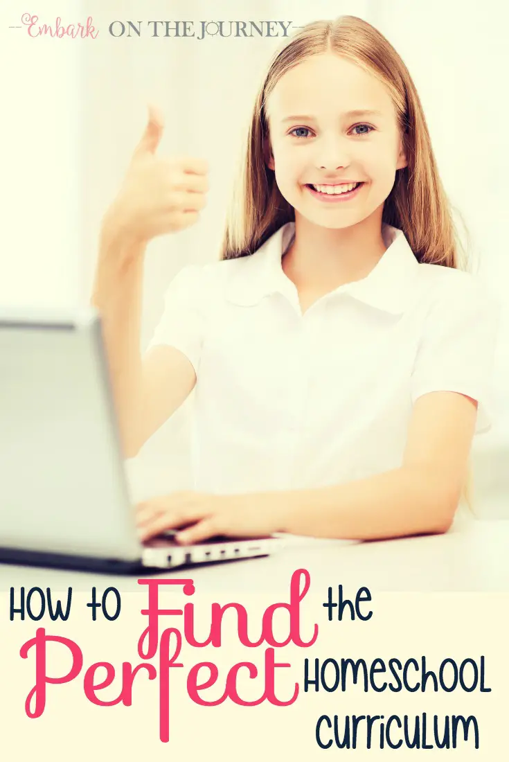 How to Find The Perfect Homeschool Curriculum