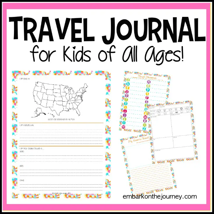 kids travel journal example
