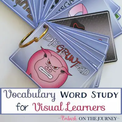 Vocabulary Word Study for Visual Learners