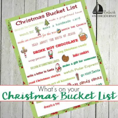 Christmas Bucket List for the Whole Family
