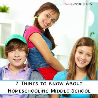 7 Things to Know About Homeschooling Middle School