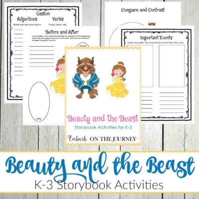 Beauty and the Beast Storybook Companion Activities