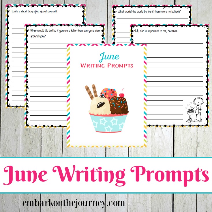 30 elementary writing prompts for June! Kick off your summer and ...