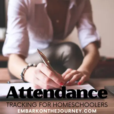 How to Track Attendance In Your Homeschool