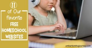 11 of the best homeschool websites that offer free curriculum or supplements! We've tested each of them through the years. 