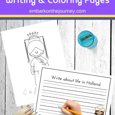 Introduce your children to other cultures with this FREE 75-page Children Around the World printable pack. It includes coloring and writing pages.