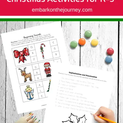Christmas Language Arts Printable