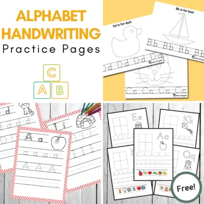 Free ABC Handwriting Practice Pages