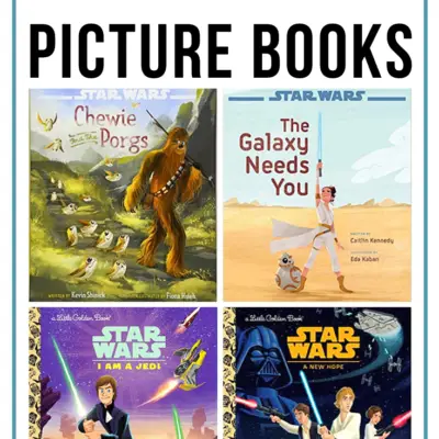 Celebrate Star Wars Day with this wonderful collection of Star Wars picture books that kids of all ages will enjoy. Engage young readers with their favorite characters!