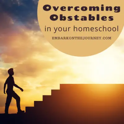 Over the past 18 years, many obstacles have threatened to crumble my homeschool. Discover three ways you can overcome obstacles in your homeschool.