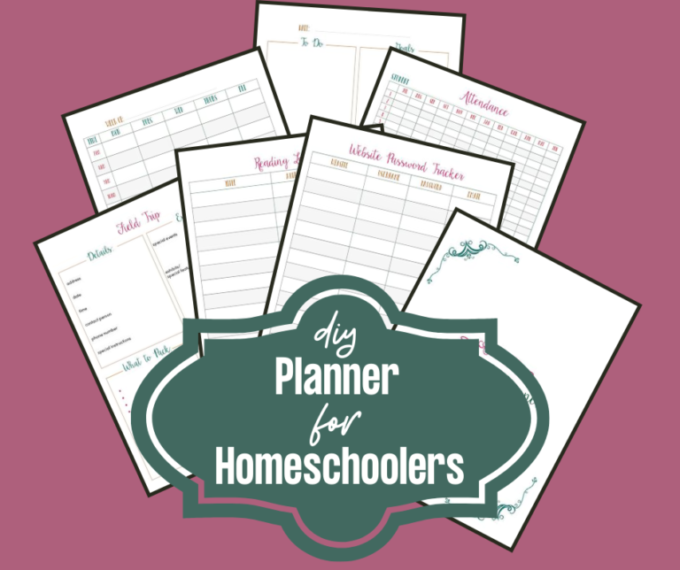 DIY Homeschool Planner