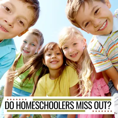 Do Homeschoolers Miss Out?