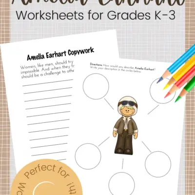 Amelia Earhart Worksheets