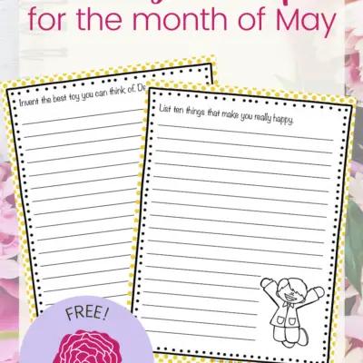 Elementary Writing Prompts for May