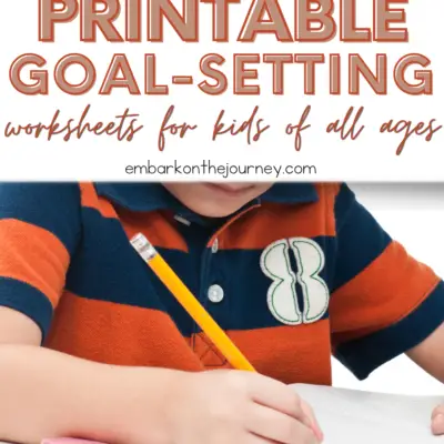 Goal Setting Worksheets for Kids